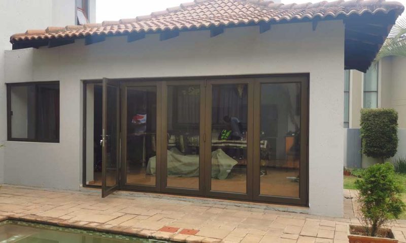 Aluminium folding doors aluminium stack doors sizes Sigmadoors